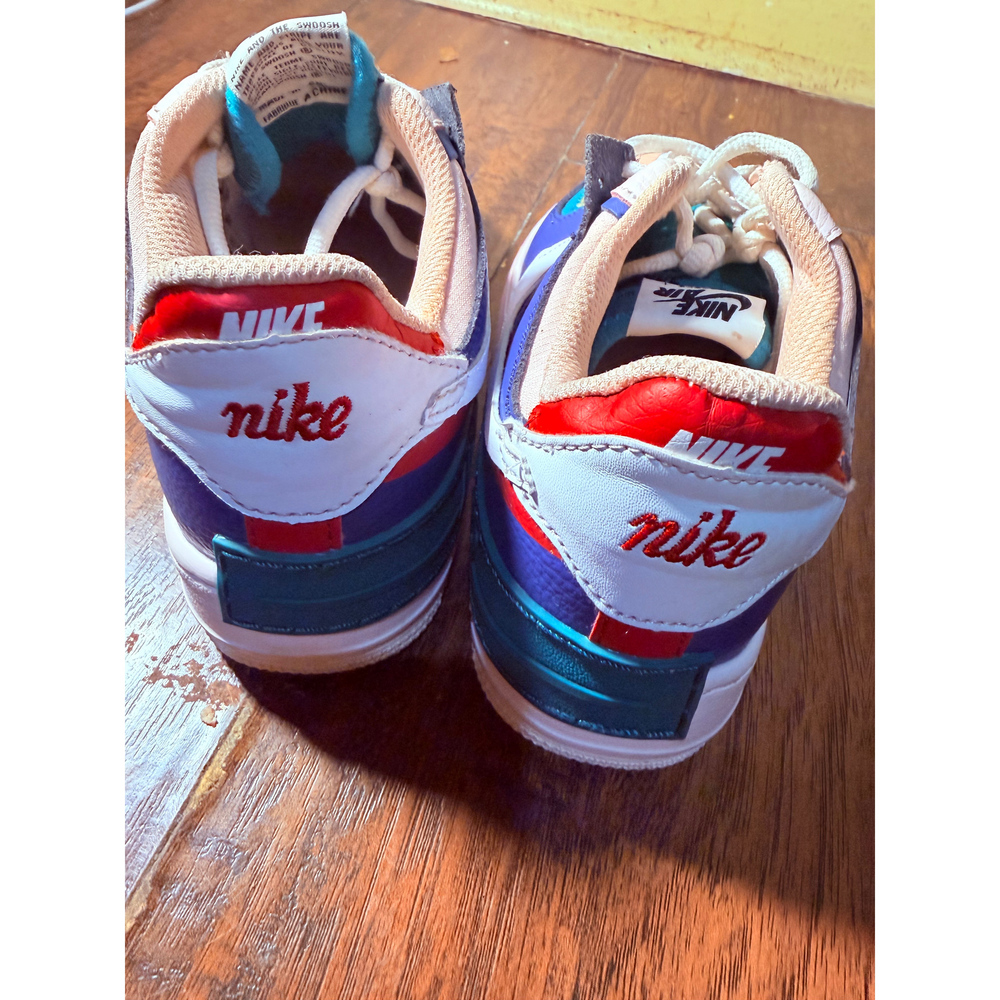 Nike Air Force 1 Shadow Multicolor Sneakers in Pink - Picture 4 of 5